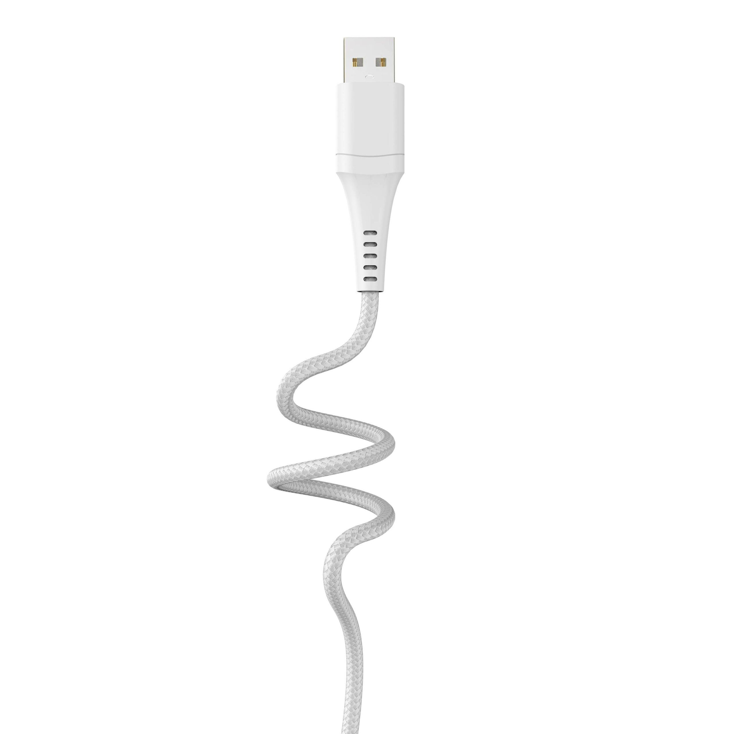 Stack-to-Charge 3-in-1 USB Cable - White - Image 3